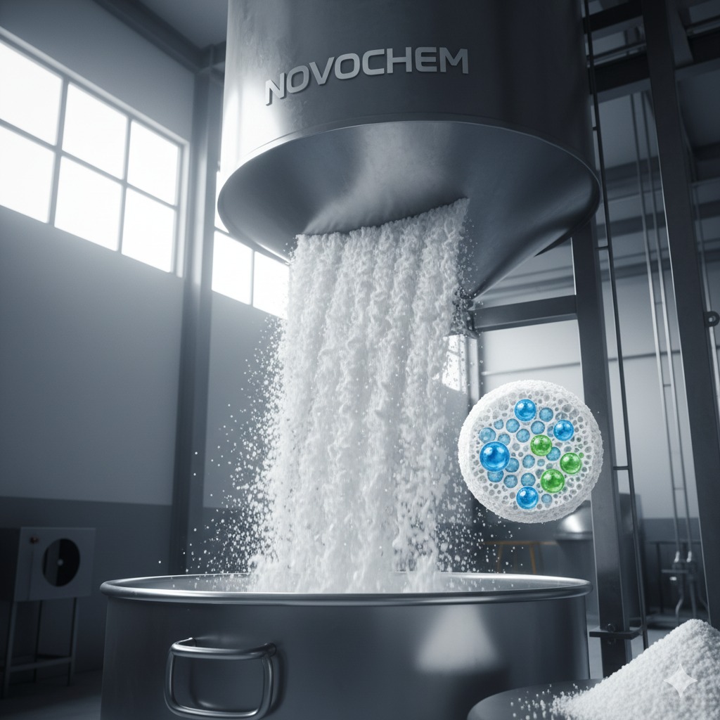 Bags of high-grade sodium sulphate powder